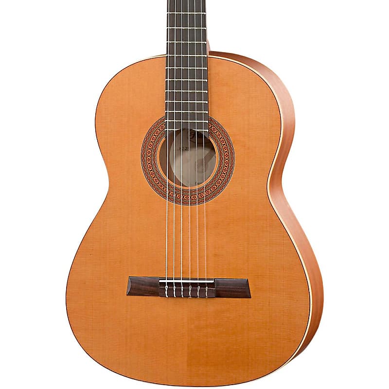 Hofner Solid Cedar Top Mahogany Body Classical Acoustic Guitar Regular Matte Natural image 1