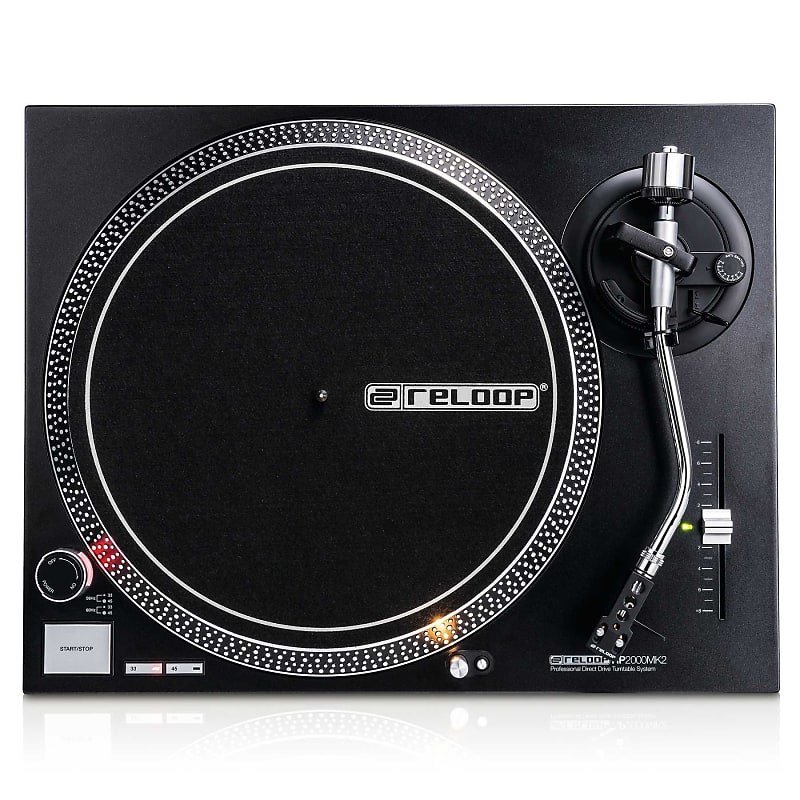 Reloop RP-2000 MK2 - Quartz-Driven DJ Turntable with Direct Drive image 1
