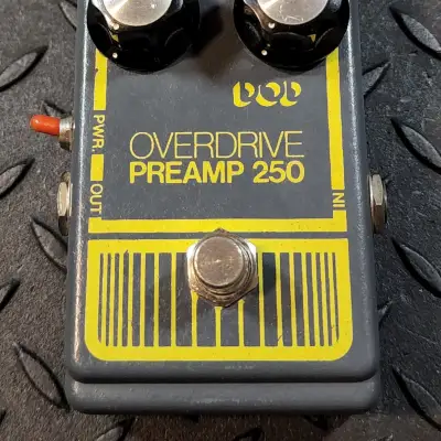 DOD Overdrive Preamp 250 Vintage 1979 Grey Box LM741C Chip Boost Side Clipping Toggle Mod image 2