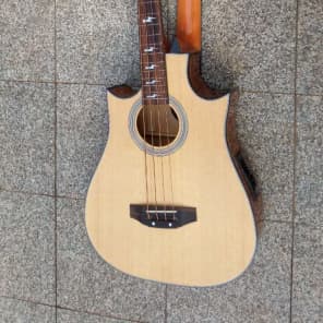 4 String Bass/ 6 String Classical/Electric Double Neck Busuyi Guitar. image 2
