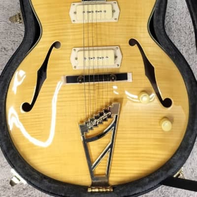 D'Angelico Excel 59 Hollowbody Electric Guitar w/Case, Natural DAE59NACGT #4 image 7