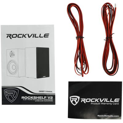 Rockville BluTube Amplifier Home Receiver+5.25" White Bookshelf Speakers+12" Sub image 18