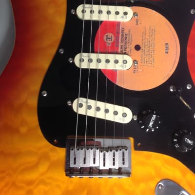Fender Partscaster Stratocaster Hardtail Jimi Hendrix Tribute Quilted Maple Sunburst image 4