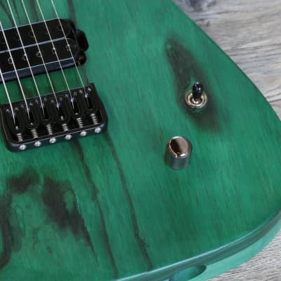 Unplayed! Caparison Dellinger II FX-AM Electric Guitar Dark Green Matt + OSSC image 8