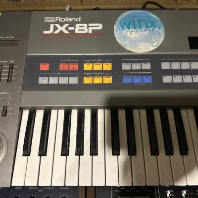 Roland JX-8P 61-Key Programmable Preset Polyphonic Synthesizer 1983 - 1985 - Black