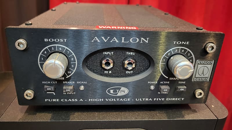 Avalon U5 Anniversary Edition Direct Box / Instrument Preamp 2010s - Black image 1