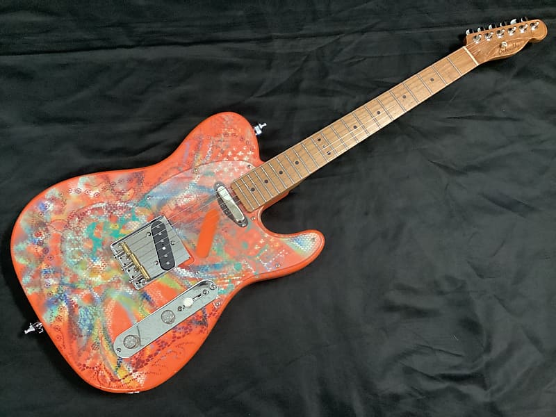 Baboushka Guitars Kaleidoscope T-Style/Orange many