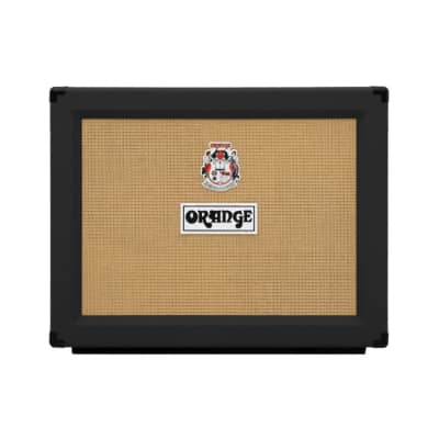 Orange Amps Super Crush 100W Guitar Amplifier Head (Black) with PPC212OB 120W 2x12" Open Back Cabinet (Black) and Cables (4 Items) image 3