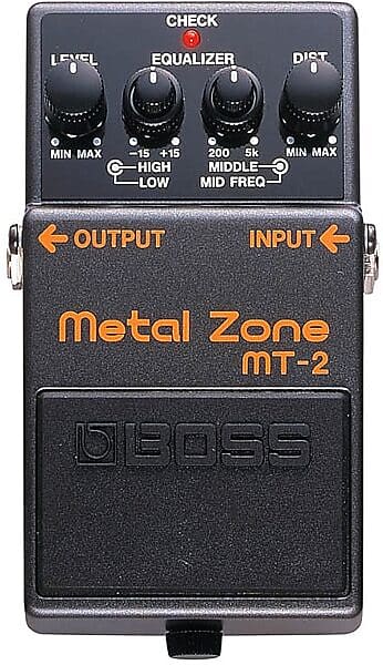 Keeley Boss MT-2 Metal Zone Distortion with Twilight Mod 2010s - Black image 1