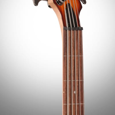 Ibanez SR375EF Fretless Electric Bass, 5-String, Brown Burst image 8