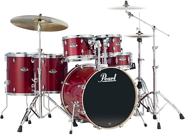 Pearl export 6 best sale piece drum set