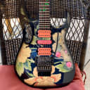Ibanez JEM77-FP with Lo-Pro Edge Tremolo and JEM Neck 1991 - 2001 Black Floral Pattern