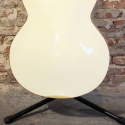 Versoul Swan Acoustic Electric Guitar 1998 White image 3