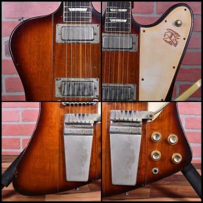 Gibson Vintage Firebird V With Maestro Vibrola Sunburst 1965 w/Fitted Hardshell Case image 12