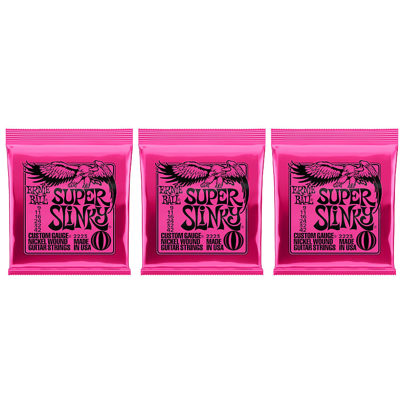 Ernie Ball Super Slinky 3set Bundle Reverb
