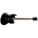 ESP LTD Viper-201B Baritone Electric Guitar Black w/ Roasted Jatoba Fingerboard