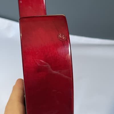 2012 Indonesian Ibanez RG370QMSP Transparent Red Burst Loaded Guitar Body Floyd Ready image 17