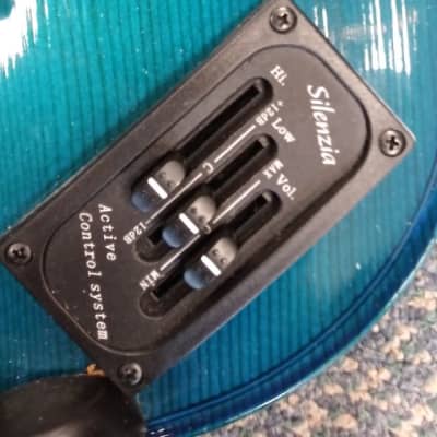 CARLO GIORDANO Electric Violin EV-202 4/4 BLUE | Reverb
