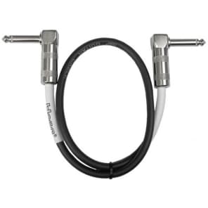 Hosa CPE-118 Right-Angle 1/4" TRS Male to Same Guitar Patch Cable - 18"