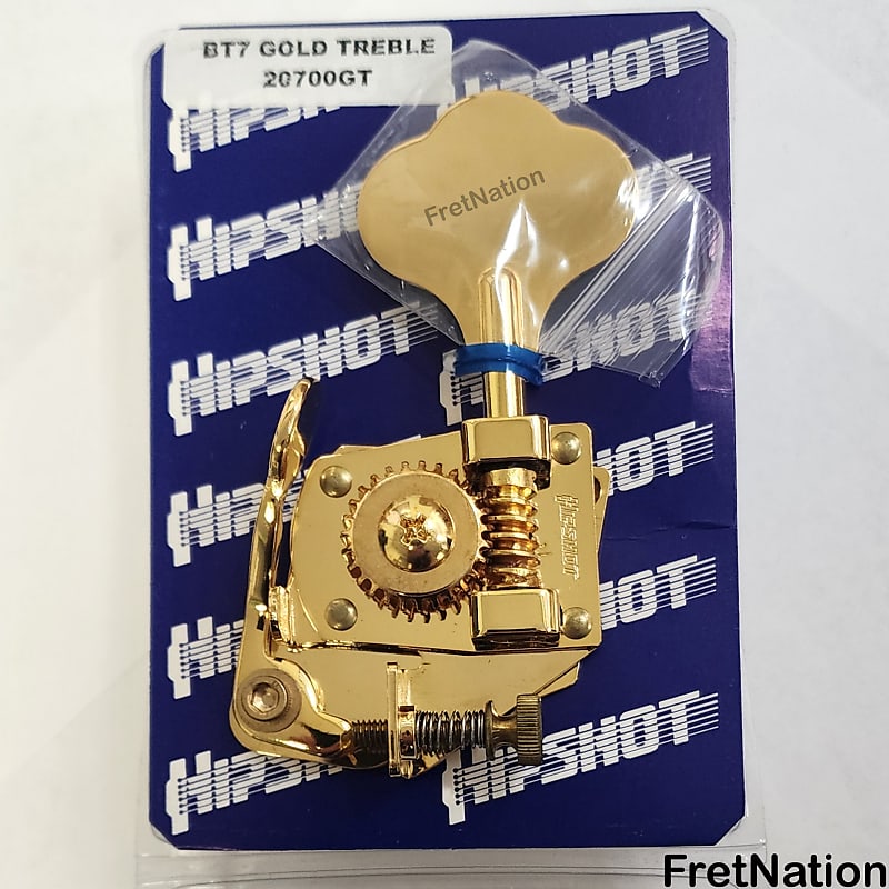 Hipshot BT7 Bass Xtender Treble Side or Lefty - Gold 20700GT | Reverb