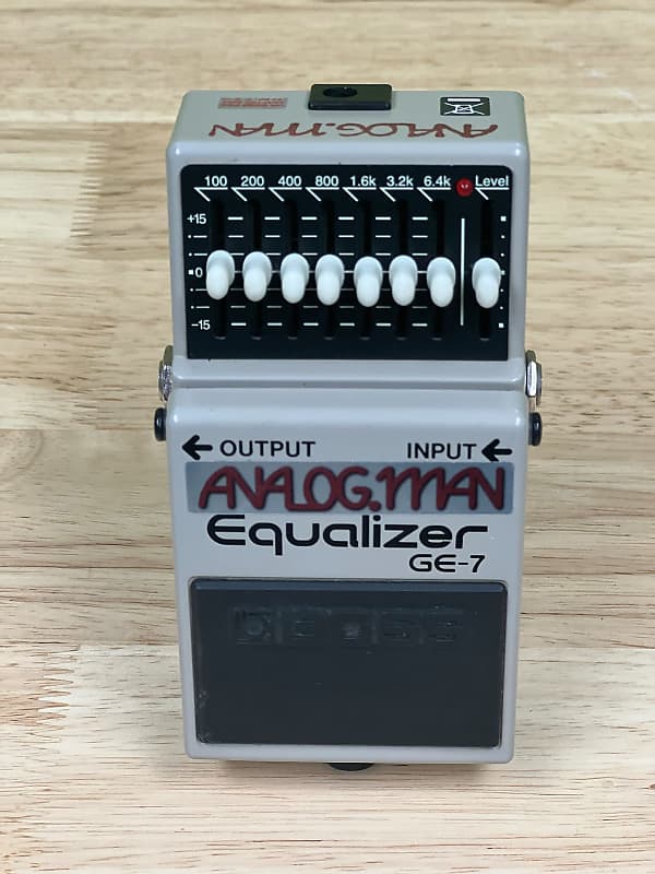 Boss GE-7 Equalizer with Analogman Pro Mod | Reverb