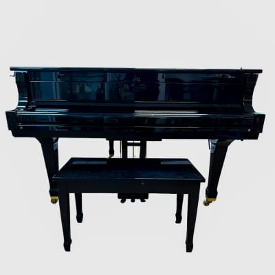 Black Lacquer Weber WG-57 Baby Grand Piano image 4