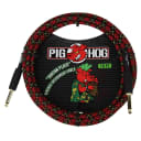 Pig Hog PCH10PL Tartan Plaid Instrument Guitar Bass Cable Straight 1/4" TS 10ft