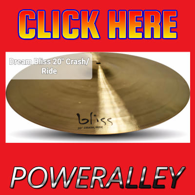 Dream Cymbals 20" Bliss Series Crash/Ride Cymbal **SALE** image 1