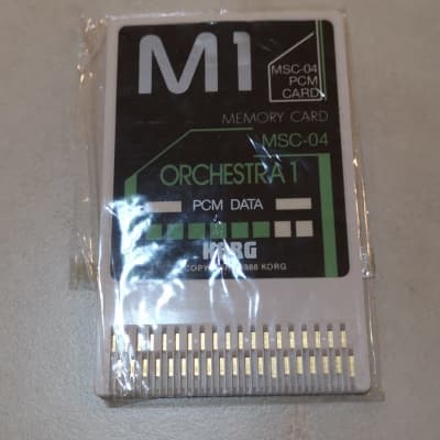 Korg M1 - PCM DATA CARD - MSC-04 - ORCHESTRA 1