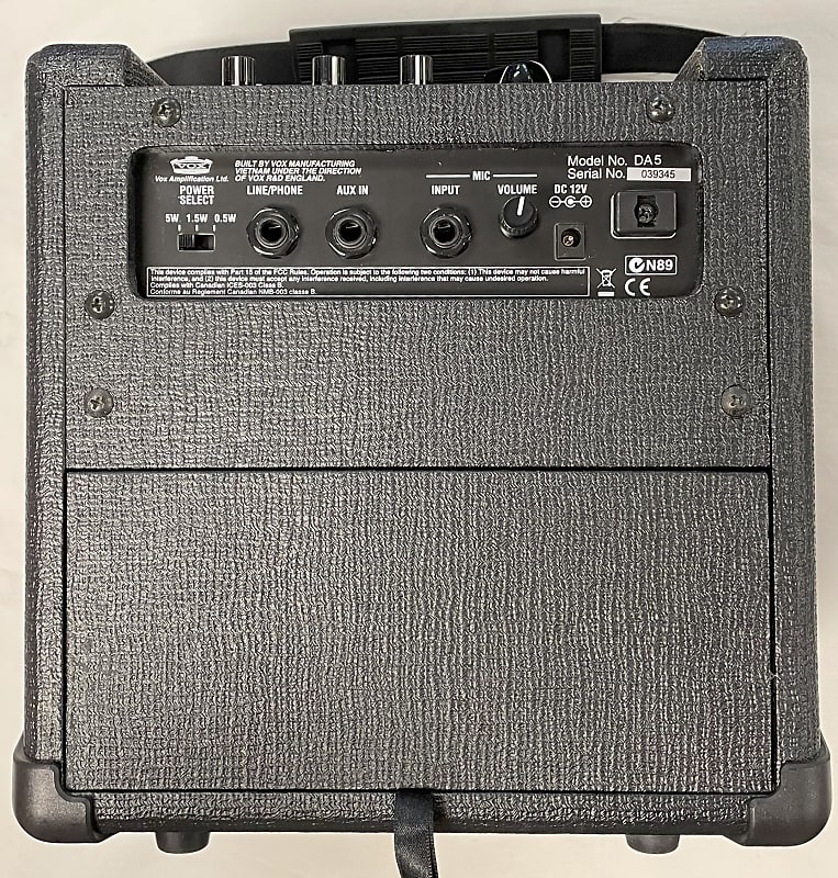 Vox DA5 5W 1x6.5 Guitar Combo