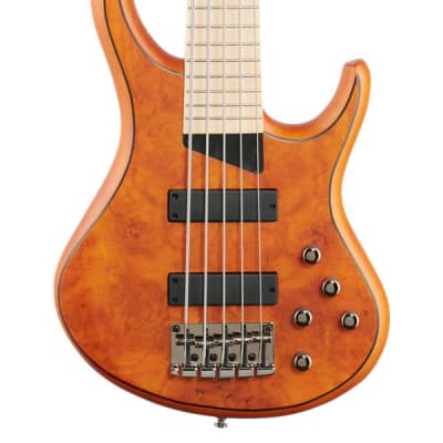 MTD Kingston Z5MP 5-String Bass Satin Amber image 3