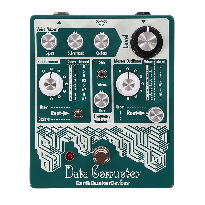 Pedal　PLL　Harmonizing　Winter　Mint　Earthquaker　Corrupter　Data　Devices　Monophonic　Exclusive)　Modulated　(CME　Reverb