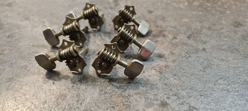 Grover Sta-Tite Open back tuners 1960s Gretsch - Nickel image 1