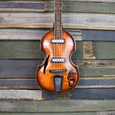 Guyatone  Violin Bass Hollow Body  1960's Sunburst for sale