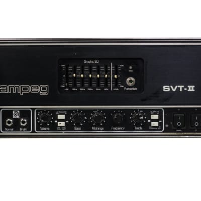 Ampeg SVT-II  valve bass head amp 1980s USA image 1