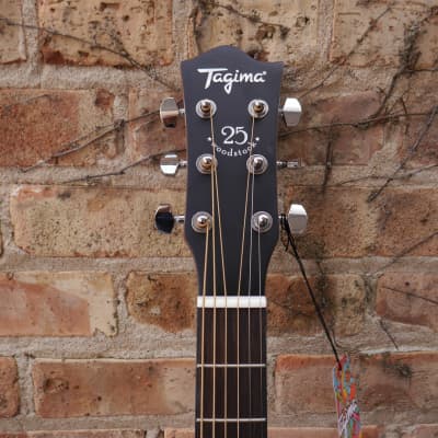 Tagima Dreadnought Acoustic Electric Guitar Sunburst image 2