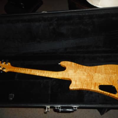 Tom Holmes Bo Diddley Custom 1980's - Natural Flamed Maple!! image 7