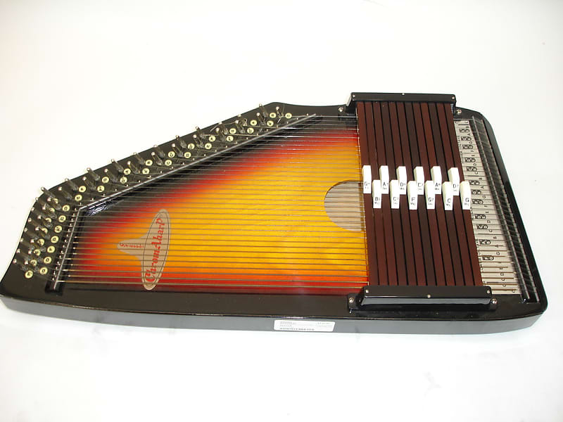 Sekova Chromaharp 12Chord Autoharp Sunburst Reverb