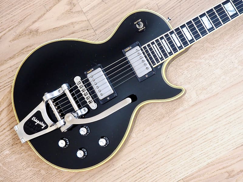 1986 Gibson Les Paul Custom Black Beauty w/ Bigsby Tim Shaw PAFs & Case image 1