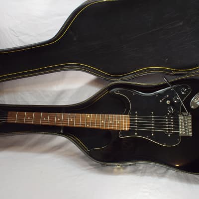 Memphis 302B 80's Black Guitar (((Very Nice))) image 1