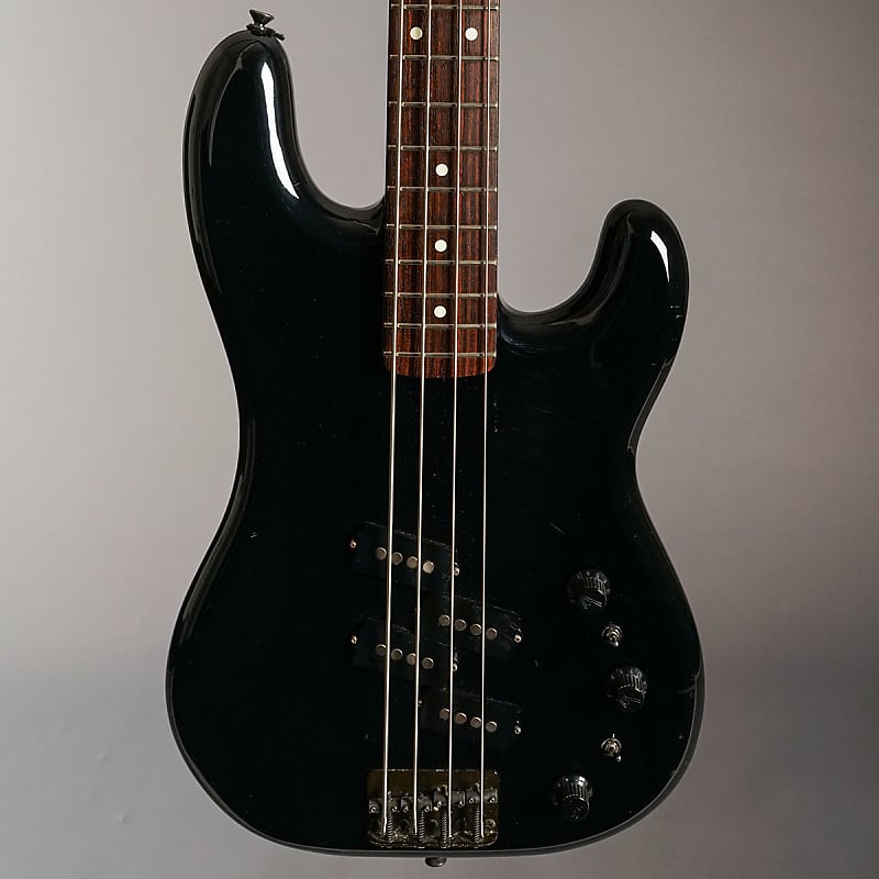 Fender Japan PB-555 Precison Bass 1985 MIJ Black | Reverb Canada