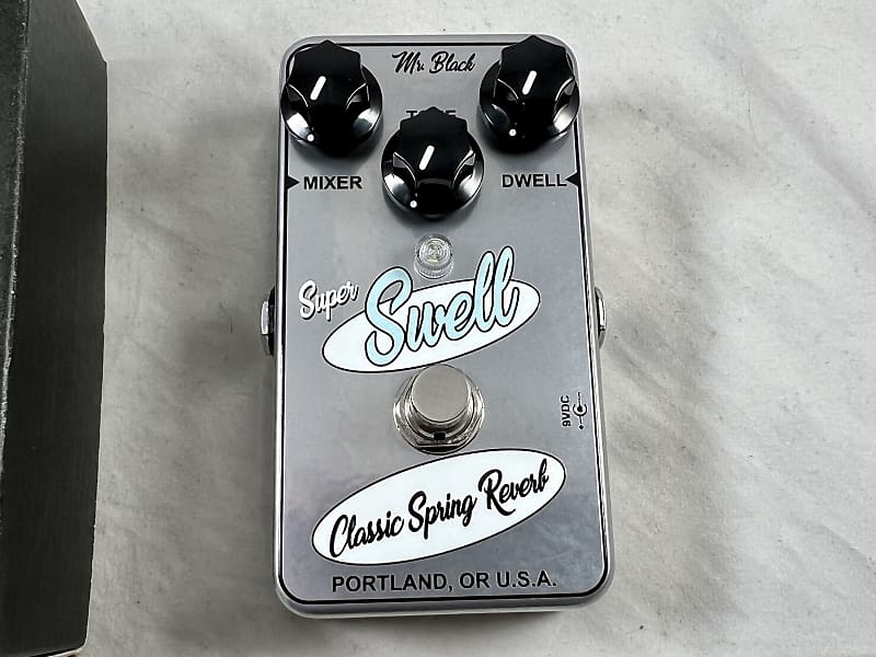 Mr Black Super Swell Spring Reverb Guitar Effect Pedal Reverb