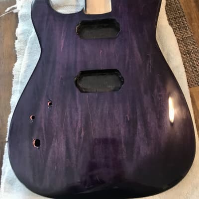 Custom Built  Stratocaster Style Body Hell-Raisin Purple image 1
