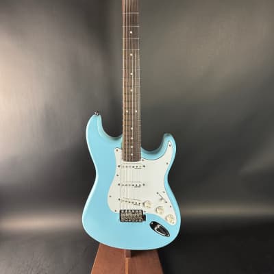 Used Vintage V6 Reissue Series Strat Sonic Blue w/bag TSU20589 image 2