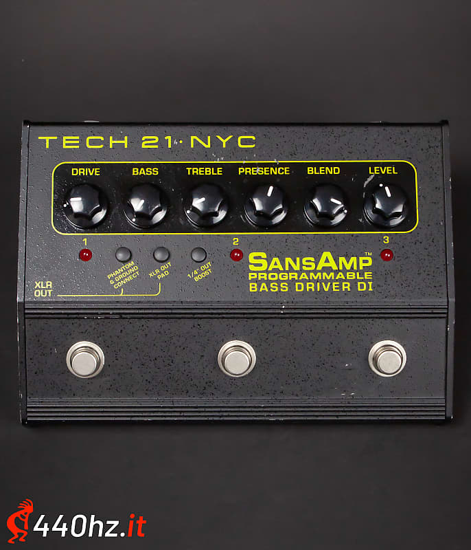 Tech 21 SansAmp Programmable Bass Driver DI
