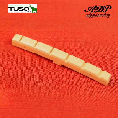 Graph Tech Aged Tusq XL PQL-5000-AG Fender Style Slotted Nut 43mm Strat Tele EE 35mm for sale