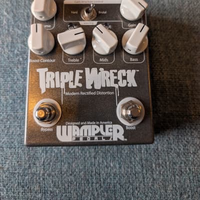 Reverb.com listing, price, conditions, and images for wampler-triple-wreck