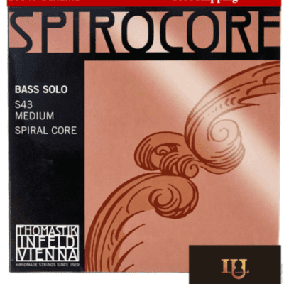 Thomastik Spirocore Bass Solo 3/4 - S43 Double Bass Strings Set-G,D,A,E image 1