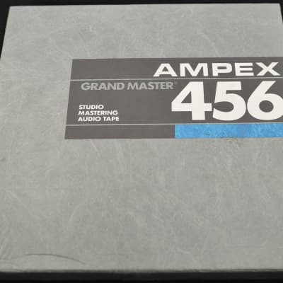 AMPEX 456 GRAND MASTER STUDIO MASTERING 1”x 2500' AUDIO TAPE