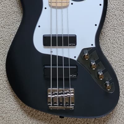 Fender Squier Contemporary Active Jazz Bass Guitar HH, Maple Neck, Flat Black Finish image 1